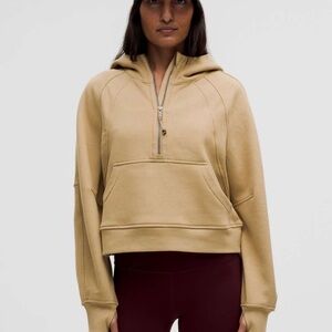 Lululemon Khaki Scuba Zip Up